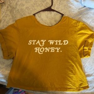 Stay Wild Crop Tee